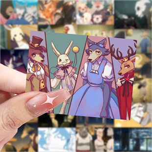 252贴动物狂想曲BEASTARS贴纸卡通二次元动漫手账diy装饰贴画防水