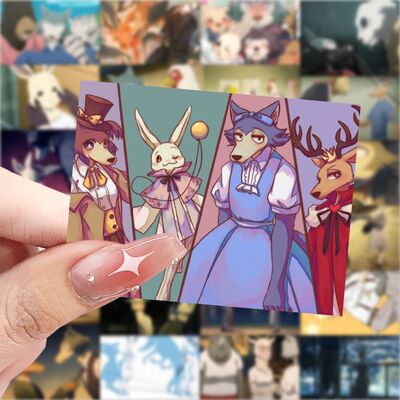252贴动物狂想曲BEASTARS贴纸卡通二次元动漫手账diy装饰贴画防水