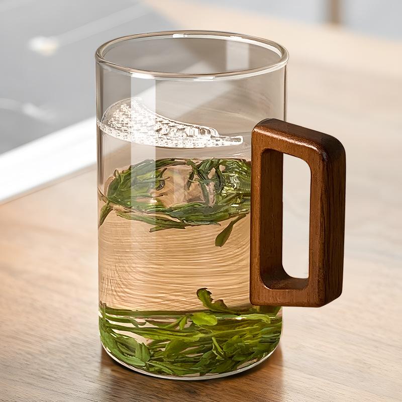 玻璃杯办公室耐高温个人专用茶杯
