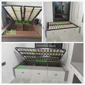 榻榻米升降床板上翻侧翻床架透气储物床板1.81.51.351.2米