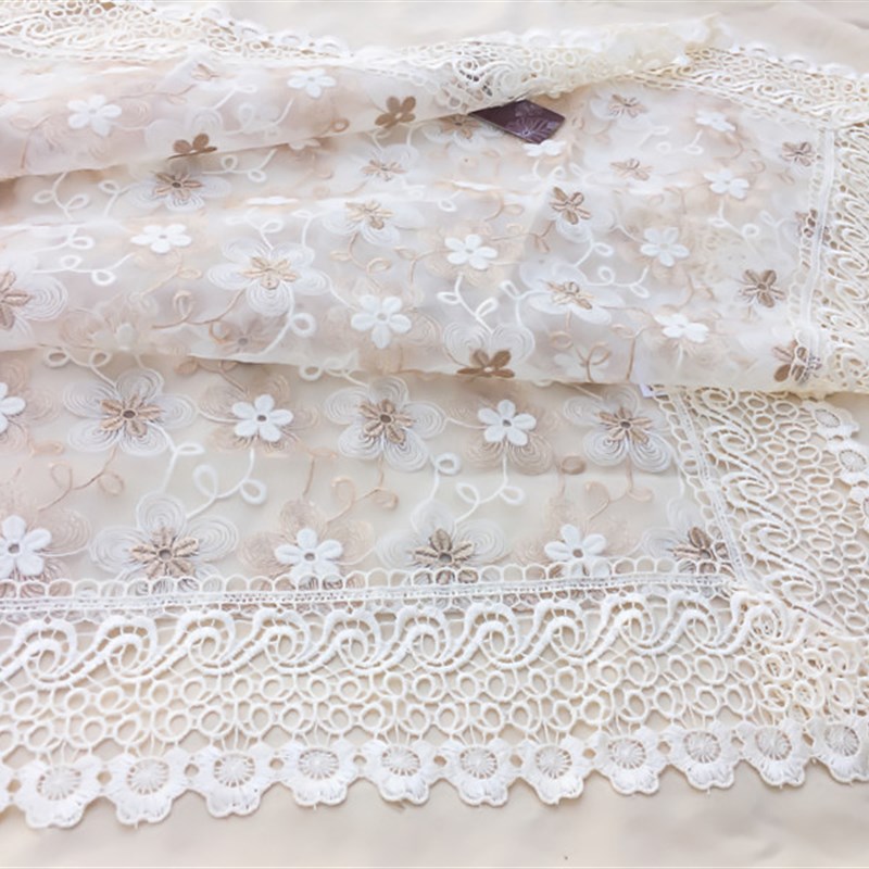 桌布茶几盖布冰箱空调盖布洗衣机电视床头柜罩蕾丝盖巾防尘罩套