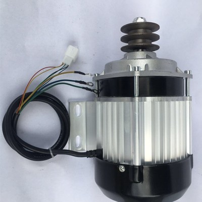 三轮车电机无刷中置皮带轮电机48V500W