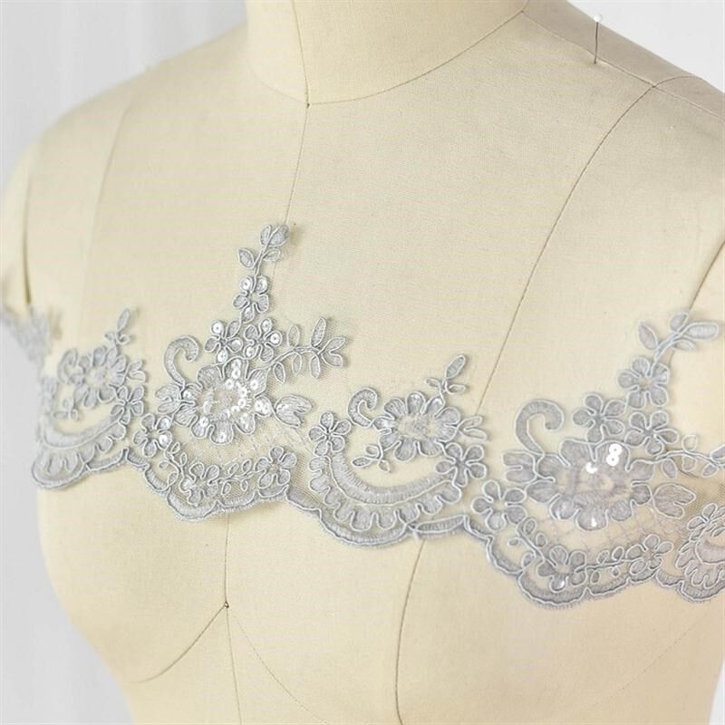 婚纱手工材料 车骨亮片蕾丝花边辅料新娘饰品头纱头饰服装辅料