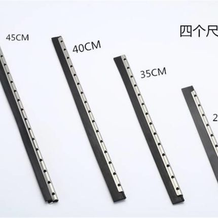 不钢玻璃刮具清洁工窗户锈刮子刮34614 水擦玻璃器胶皮条橡刮板家