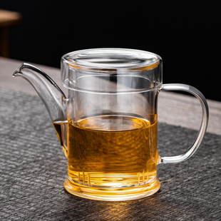 玻璃泡茶壶加厚耐热家用过滤花茶壶红茶泡茶器功夫茶具小号冲茶器