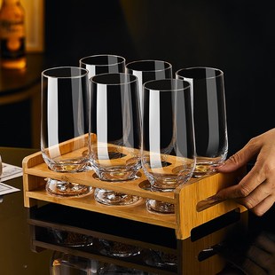 金箔啤酒杯大容量家用网红创意精酿扎啤杯子轻奢套装 2024新款