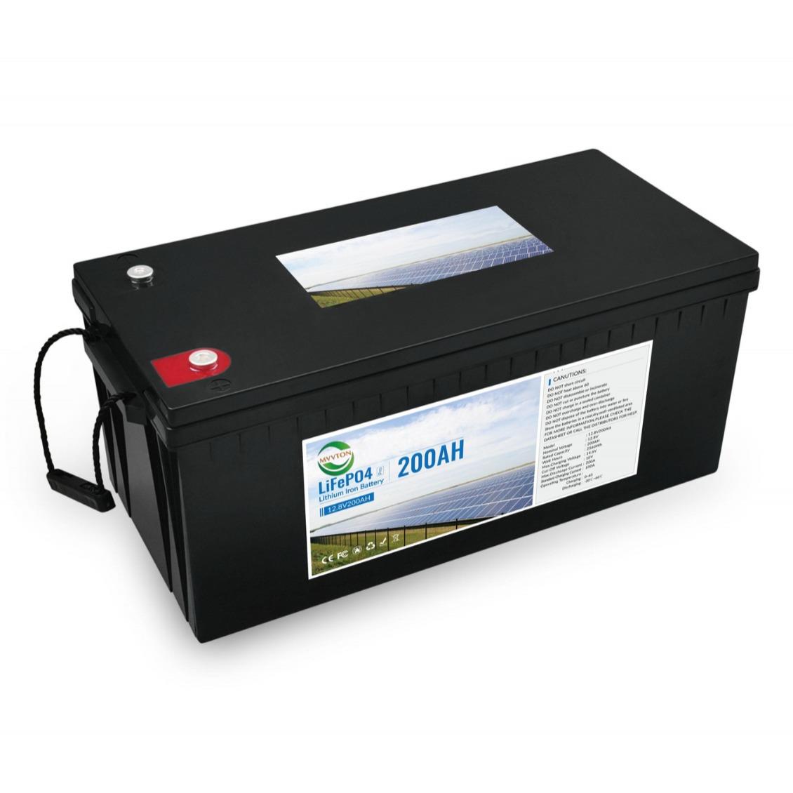 铅改锂电池 家庭储能磷酸铁锂电池12.8V200AH