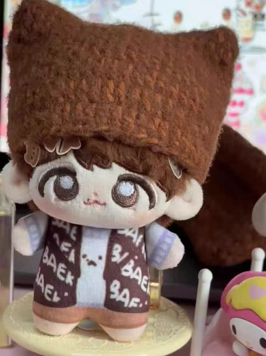 thumbnail for Bian Boxian 10cm Cotton Doll Printed with Boxian's Characteristics, Handsome Fan-Made Doll, Exo Birthday Gift