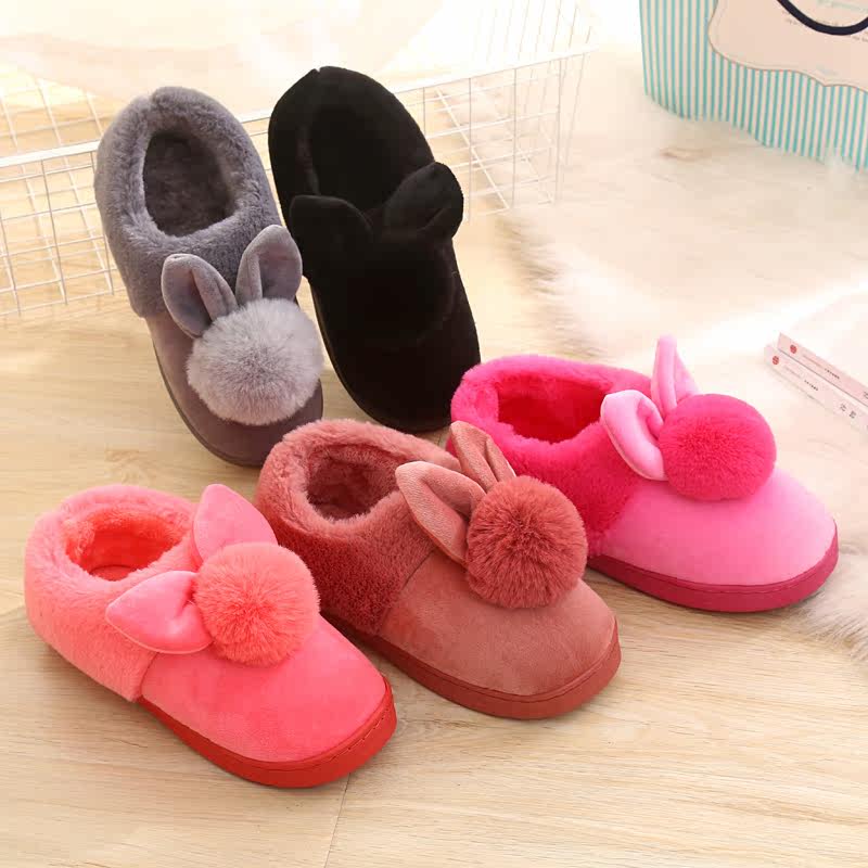 Pantoufles enfants en suède pour hiver - semelle autre - Ref 1005030 Image 3