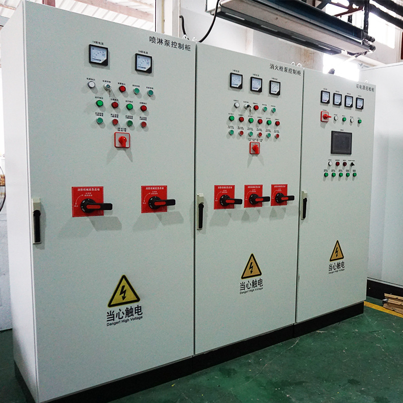 电气柜水泵联动控制柜 三角数字智能自动化污水泵变频巡检柜