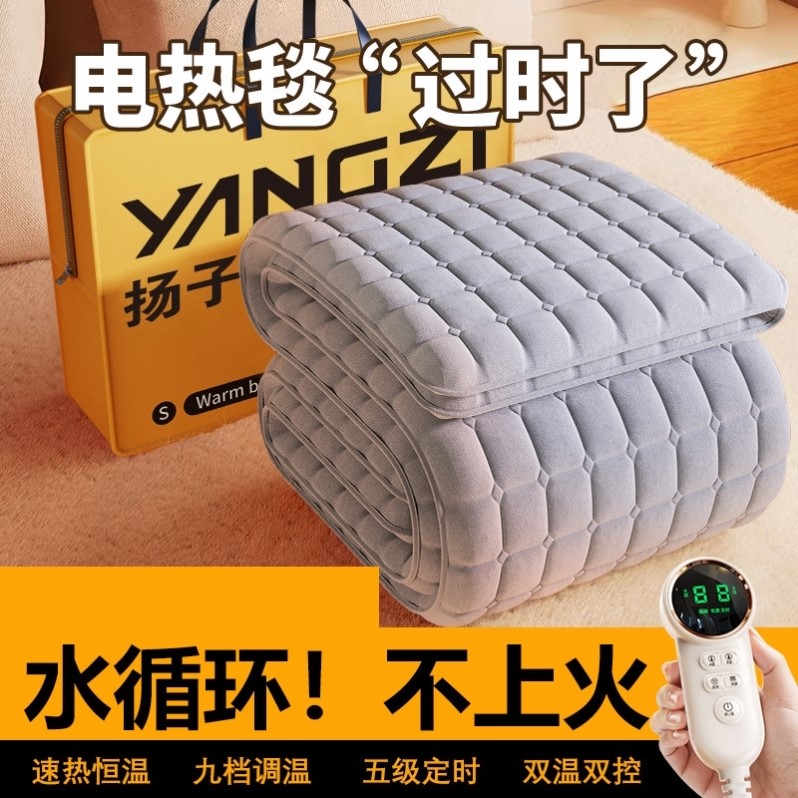 水暖电热毯双人电褥子单人水炕2025新款水热毯水床垫全套