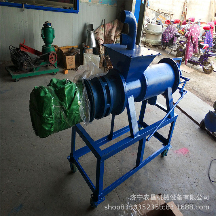 厂家出售分离机牛粪处理机 200型禽畜粪便干湿分离机养鸡场抽粪机