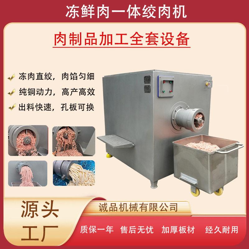 工业级300型绞肉机宠物食品加工专用大型绞肉机冻肉冻板绞碎机
