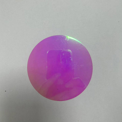 圆形夕阳灯膜落日灯透明色膜破晓光色卡网红氛围灯膜色片七彩膜