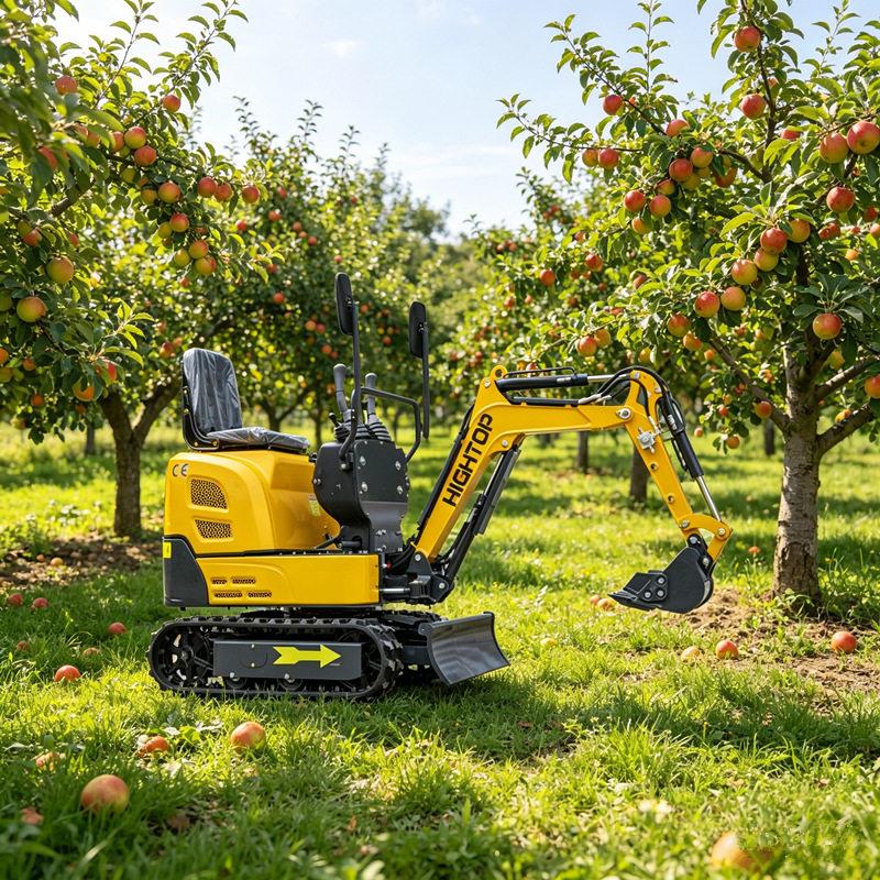 新款履带式农用挖掘机 果园开沟挖土小挖机 0.6T微型excavator