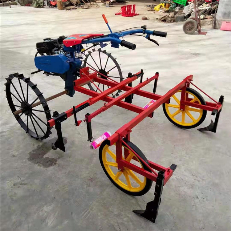 手扶式汽柴油微耕机 小型电启动功能翻土开荒旋耕机 手扶播种覆膜