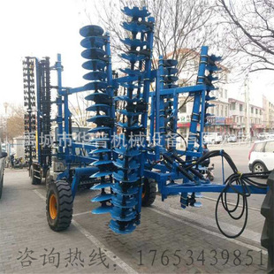 大型液压整地机 3.6米4.2米缺口圆盘耙联合整地机 碎土整地机