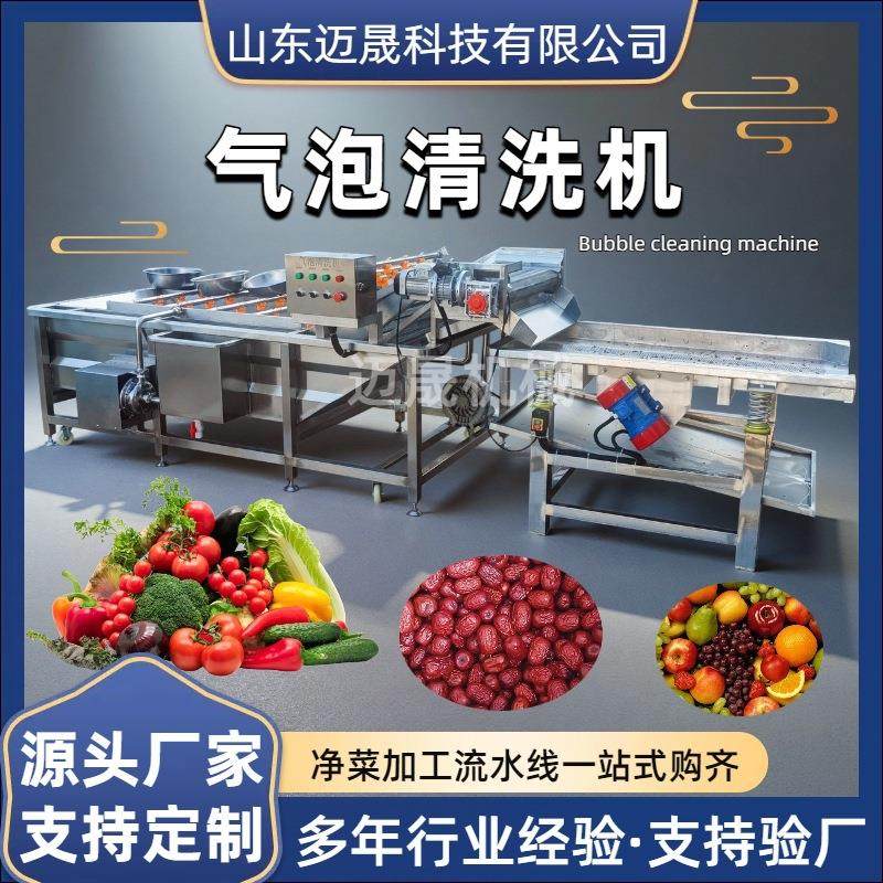 全自动果蔬气泡清洗机 商用高压喷淋洗菜机 净菜加工成套流水线,清洗/食品/商业设备,果蔬加工设备,淘宝优惠券,粉丝福利购,淘宝优惠卷