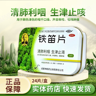 希臣 铁笛片 1g*24片/盒 清肺利咽生津止渴咽干口燥咽喉肿痛