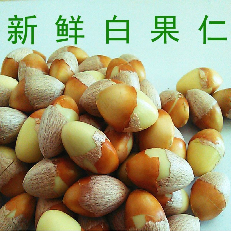 2024年手工去壳现剥新鲜生白果仁银杏果仁1-3斤包邮白果子无添加