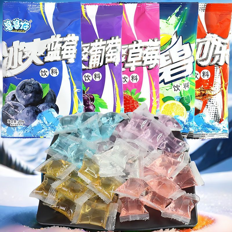 老式冰爽可乐冰袋袋装饮料刨冰8090怀旧零食夏日经典冰水批发