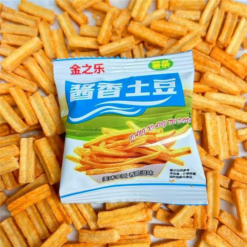 酱香土豆条薯条小土豆便宜超小儿童小零食品麻将馆咸味零食一整箱