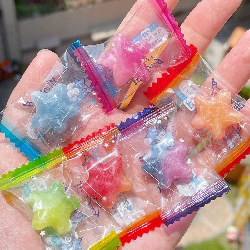 星星糖儿童什锦糖果五种水果味硬糖独立袋装网红高颜值小零食喜糖