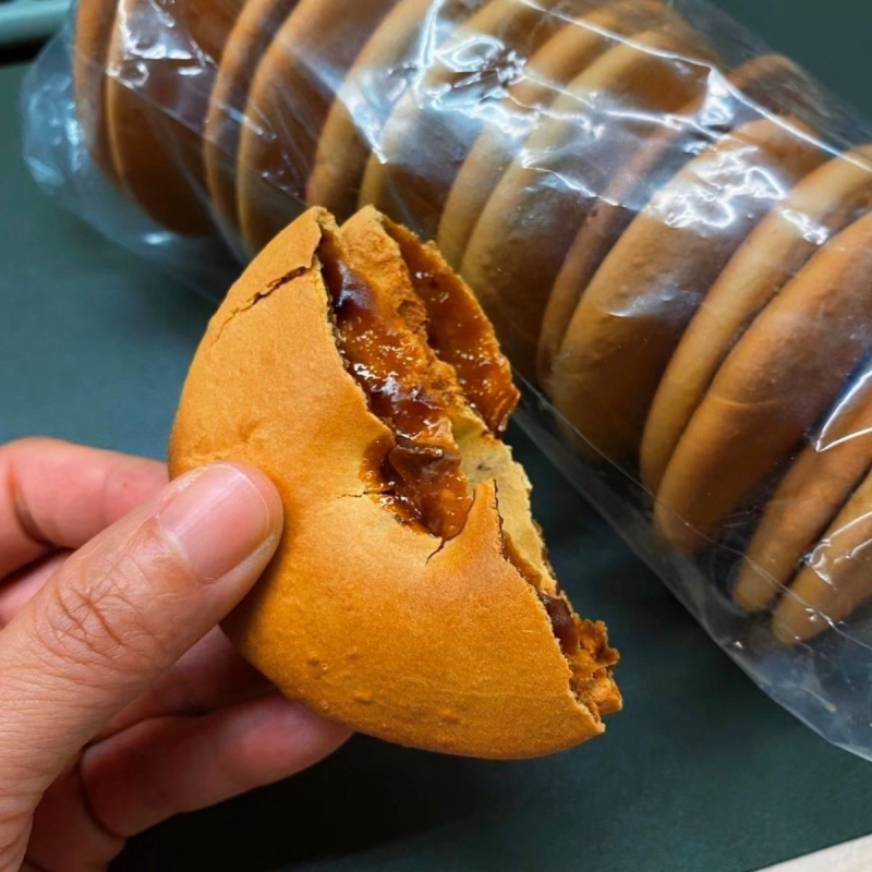 老式包装红糖肚脐饼潮汕双炉休闲怀旧早餐零食潮汕特产潮汕零食