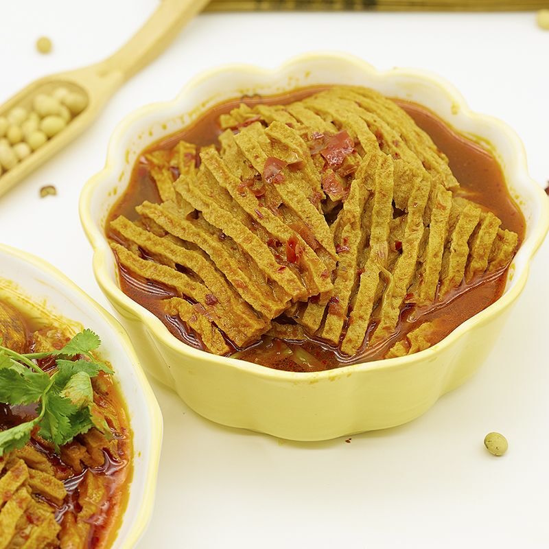 豆腐串兰花干商用卤味火锅麻辣烫关东煮串串香食材鸡汁豆腐干干串