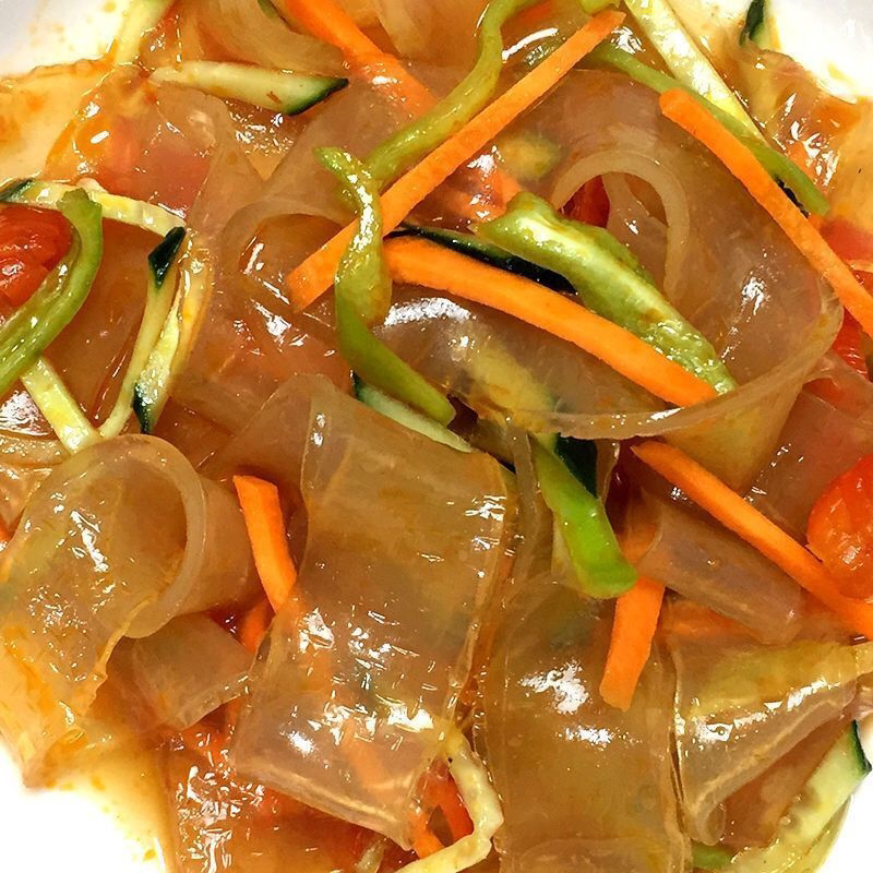 东北风味正宗大拉皮凉拌菜凉皮粉皮水晶宽粉火锅食材商用散装粉皮