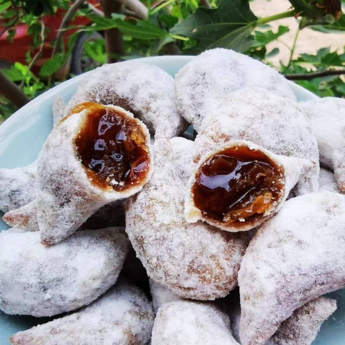 河南特产正宗红糖稀羊角蜜传统老式果子糕点梅豆角饺子蜜糖角