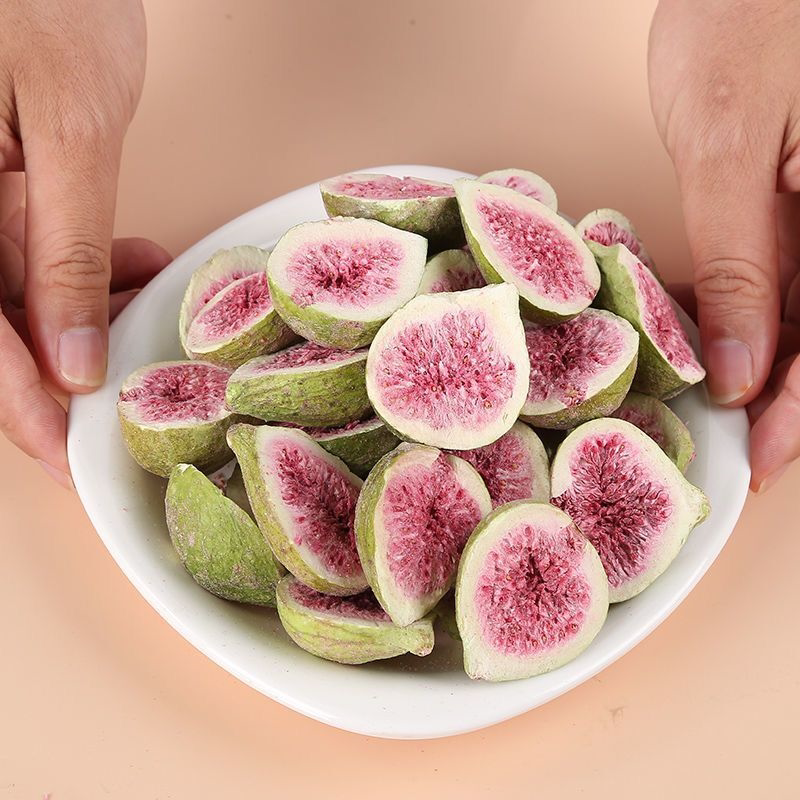 无花果冻干脱水雪花烘焙蛋糕开袋即食水果果蔬零食无花果干
