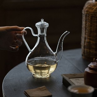 草木祠耐热高硼硅玻璃执壶水注泡茶壶酒壶醒酒器电陶炉明火花茶壶