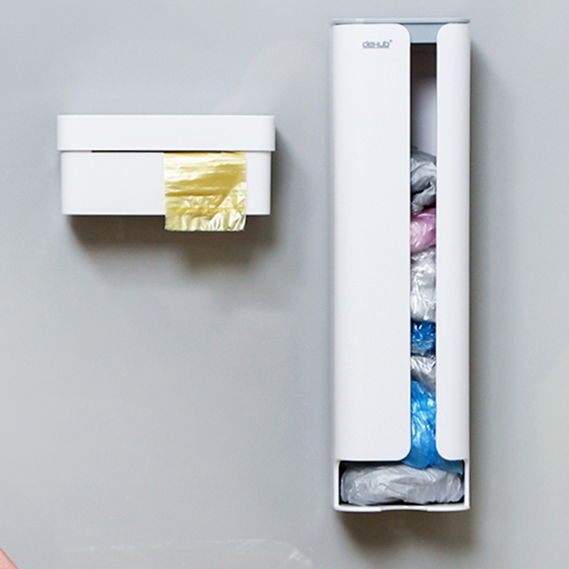 垃圾袋收纳盒垃圾架塑料袋收纳整理架厨房垃圾袋挂架挂塑料袋神器