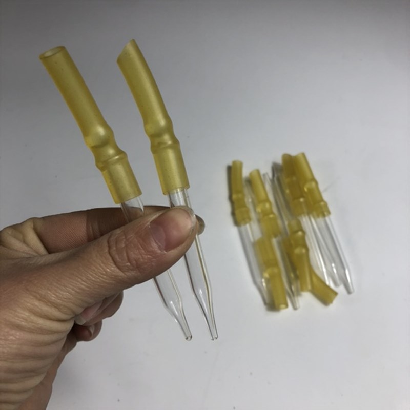 滴定管滴定头玻璃滴头高硼硅玻璃耐高温碱式滴定管配件实验耗材