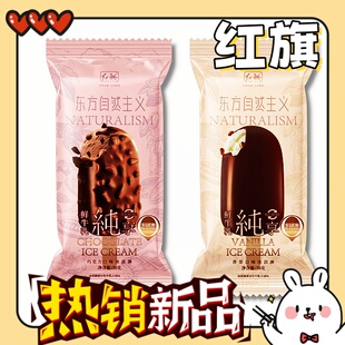 红旗东方自然主义纯享脆皮冰淇淋38g*20支巧克力香草雪糕纯可可