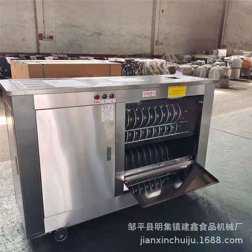 山东圆馒头机厂家65-2对辊馒头机不沾辊子圆馒头机价格