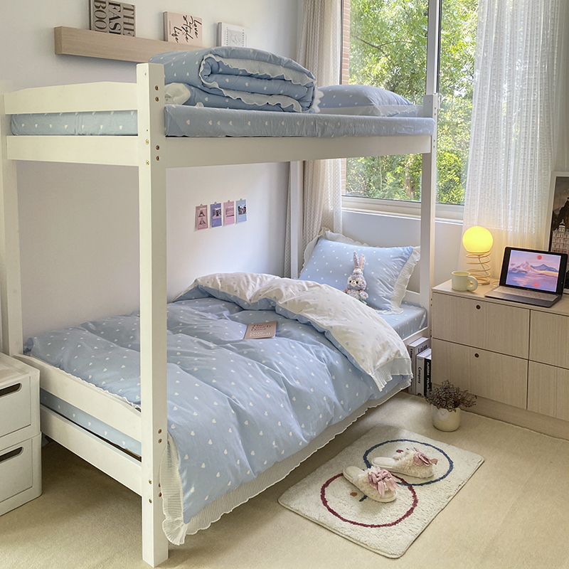 学生被褥宿舍全套单人床单被子枕头一整套夏天六件套床上用品少女