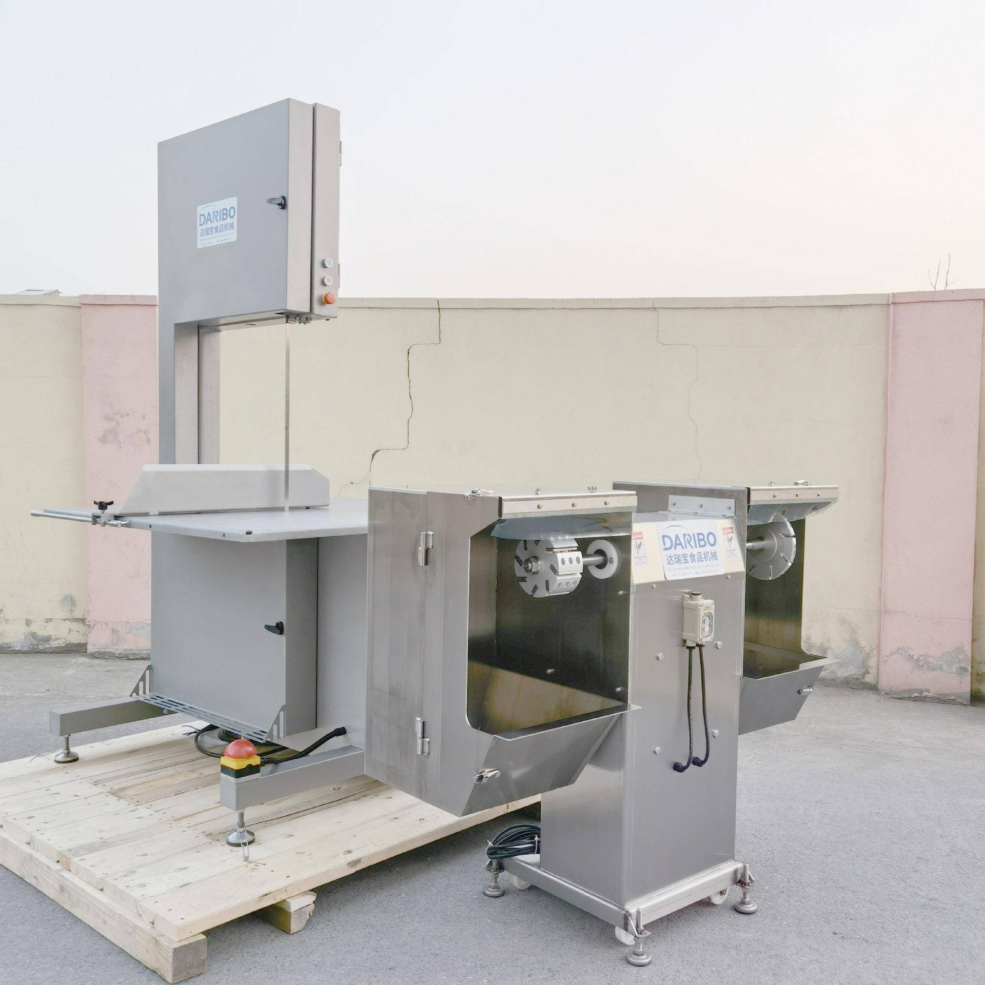 lDRB-YM450Tunadeboningandskinningmachine金枪鱼鲔鱼磨骨机