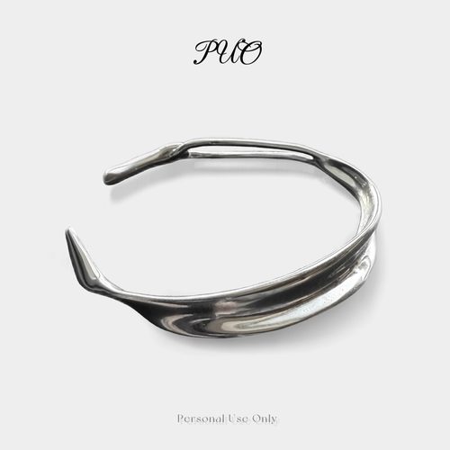 明星同款Personal Use Only「Fetters•萦」925银手镯