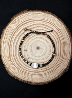 925银 手工编织绳 Personal Use Only「Yuance’•鸳绾结」可调节