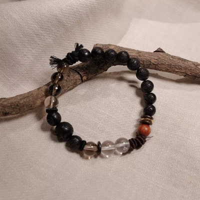Personal Use Only「守隅 • Shouyu」原创木质水晶手串
