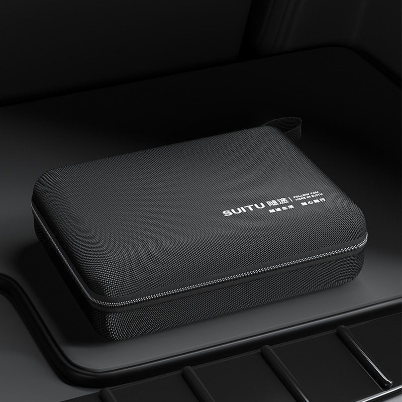 车载硬壳收纳盒EVA防水工具包吸尘器充气泵耳机音箱线缆泳镜