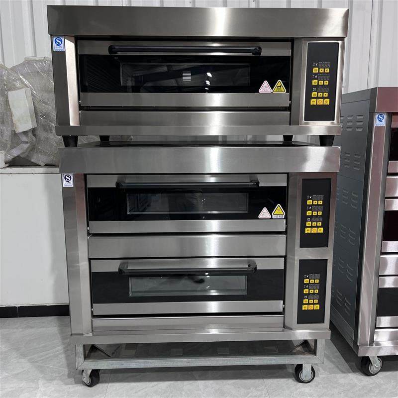 双层电烤箱微电脑版 带层架双层电烤炉 可视窗口面包蛋糕大型烤箱