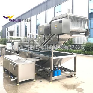 万利源全自动鲜食玉米蒸煮设备 油菜杀青护色机器 香菇清洗预煮机