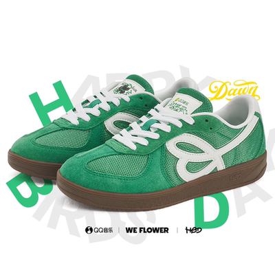 HBDWeFlower联名款复古德训鞋