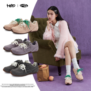 软底戎皮情侣德训鞋 复古miu系百搭男女板鞋 HBD2025新款 休闲运动鞋