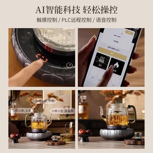 办公室煮茶器 玻璃煮茶壶加厚耐高温家用泡茶电陶炉煮茶炉烧水新款