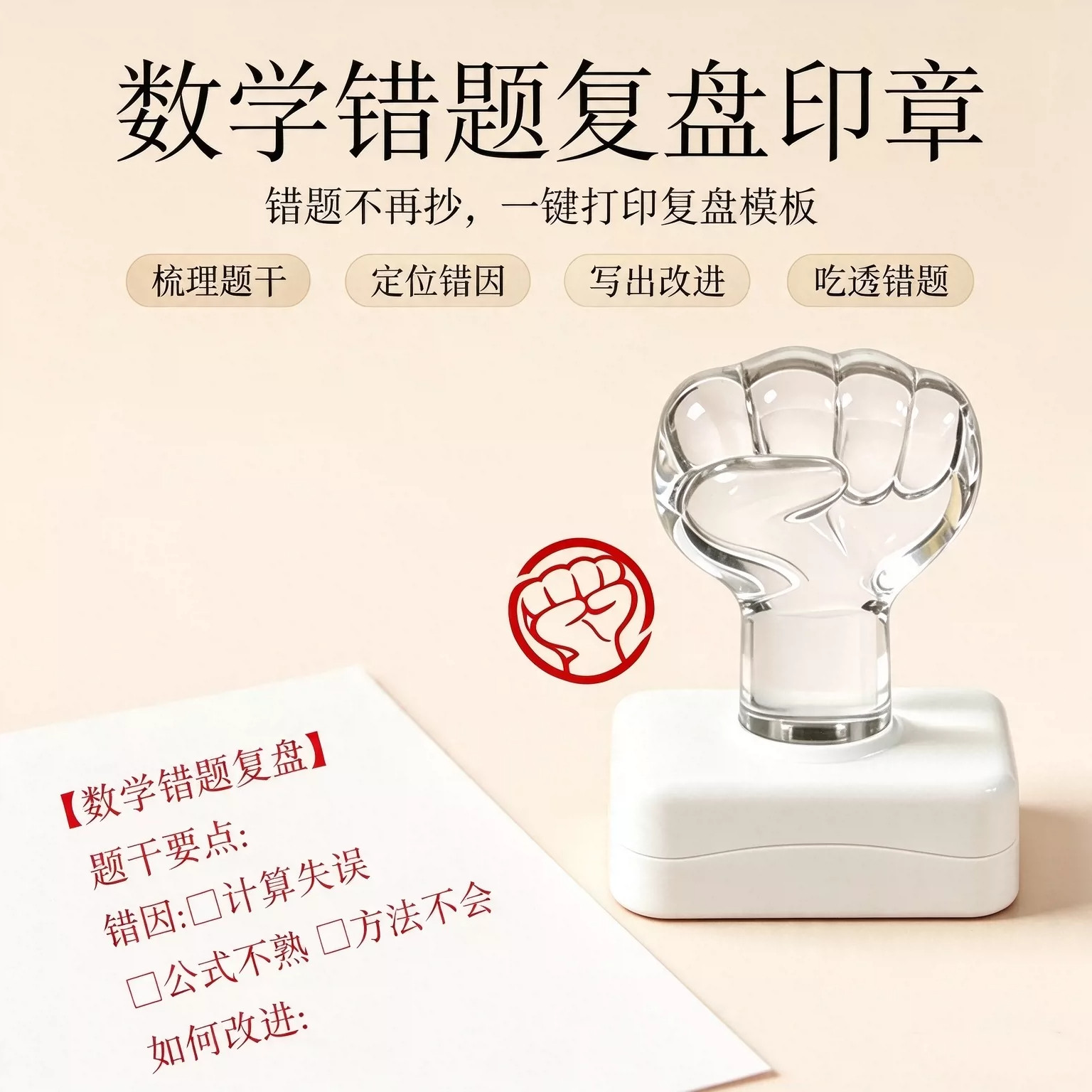 学习改错数字印章教师用作业批改