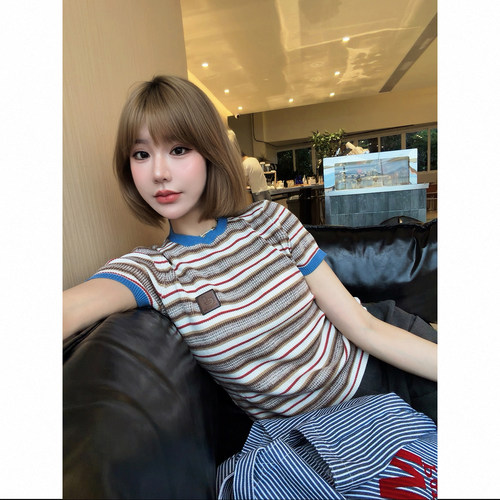 ASBR莱赛尔桑蚕丝套头圆领针织女